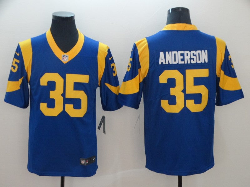 Adult Los Angeles Rams C.J. Anderson NO.35 Football Jerseys mySite