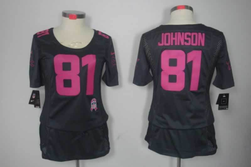Women's Detroit Lions Calvin Johnson NO.81 Football Jerseys mySite