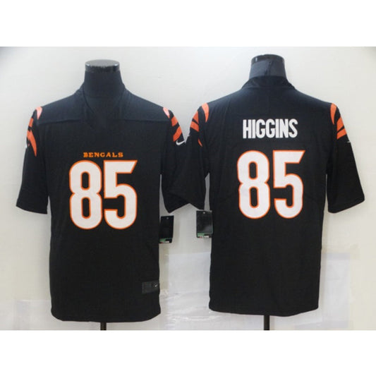 C.Bengals Higgins NO.85 Black Football Jersey mySite