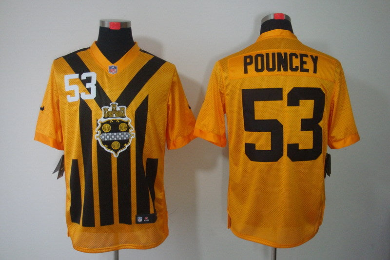 Adult Pittsburgh Steelers Maurkice Pouncey NO.53 Football Jerseys mySite