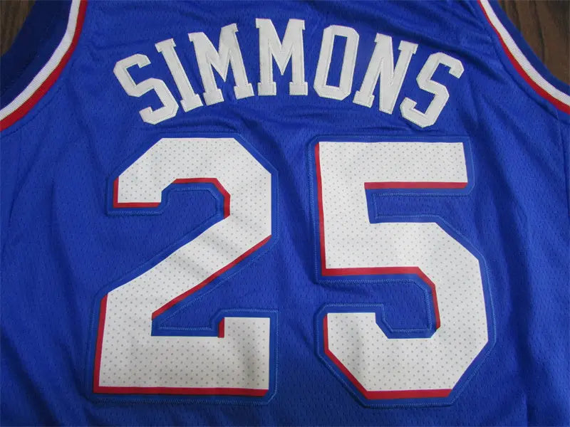 Philadelphia 76ers Simmons NO.25 basketball Jersey mySite