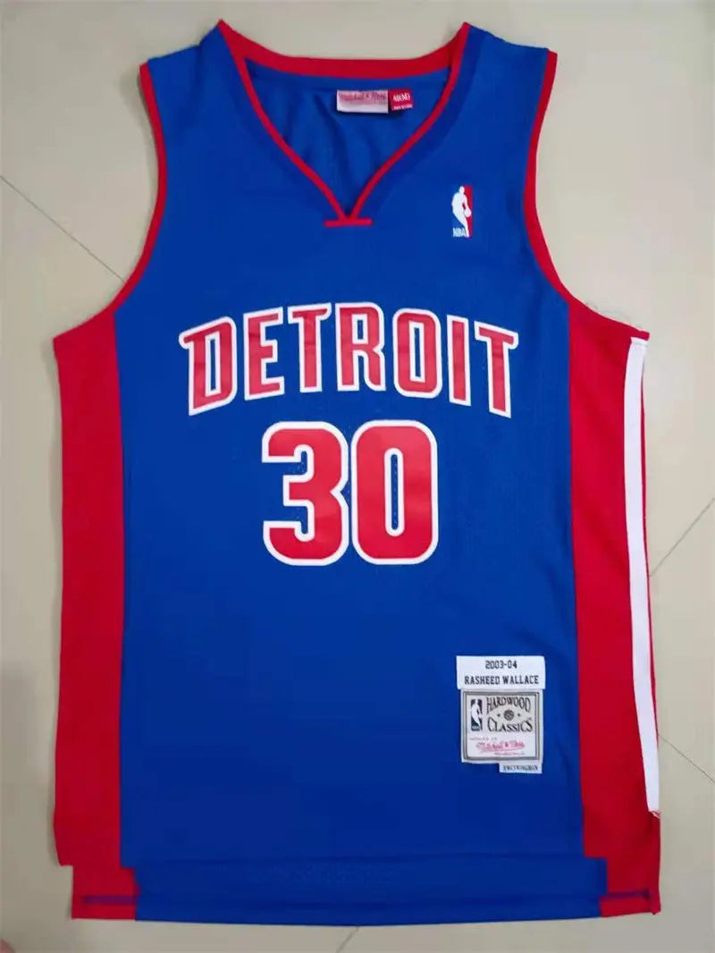 Detroit Pistons Rasheed Wallace NO.30 Basketball Jersey mySite