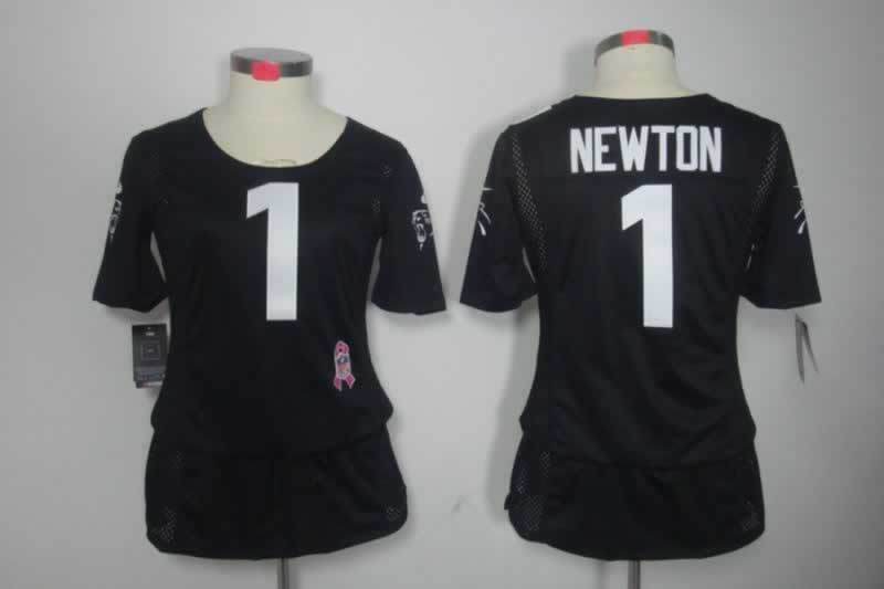 Women's Carolina Panthers Cam Newton NO.1 Football Jerseys mySite