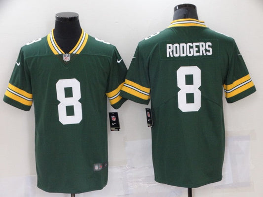 Adult Green Bay Packers Aaron Rodgers NO.8 Football Jerseys mySite