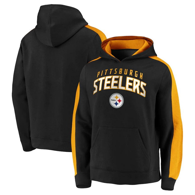 men/women/kids Pittsburgh Steelers Black Football Hoodies mySite
