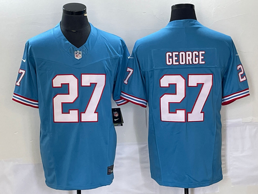 New arrival Adult Tennessee Titans Eddie George NO.27 Football Jerseys mySite