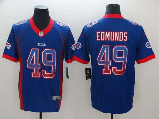 Adult Buffalo Bills Tremaine Edmunds NO.49 Football Jerseys mySite