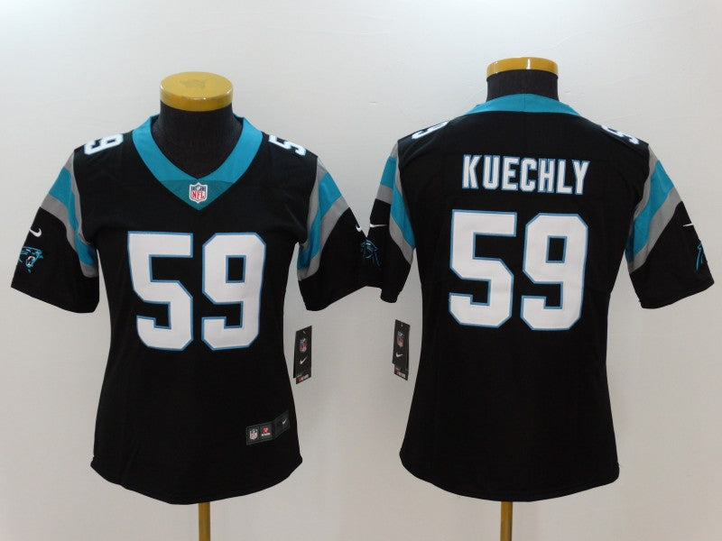 Women's Carolina Panthers Luke Kuechly NO.59 Football Jerseys mySite